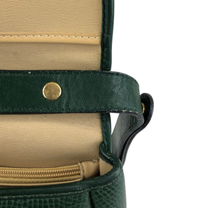 Christian Dior CD Logo Shoulder bag Green Vintage gi6xyr