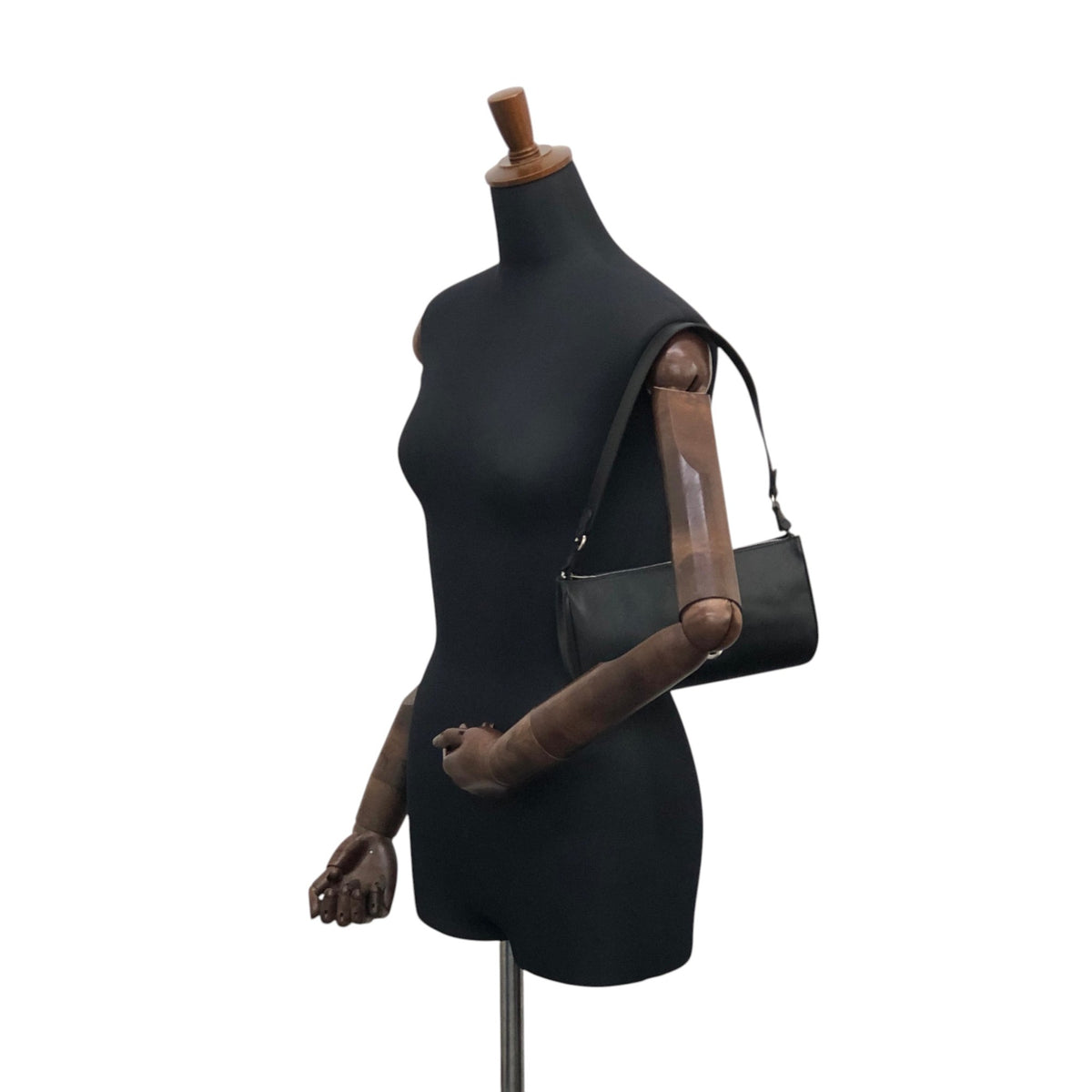 Salvatore Ferragamo Gancini Shoulder bag Black Vintage 52xyvd