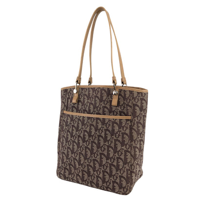 Christian Dior Trotter Shoulder bag Totebag Beige Vintage 3z4g57
