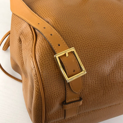 Christian Dior CD Logo Backpack Brown Vintage 43i8tp