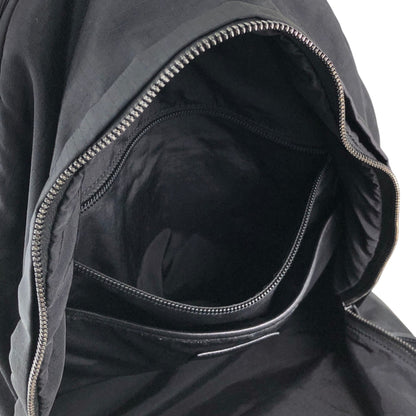Yves Saint Laurent Logo Backpack Black Vintage 7tw3dp