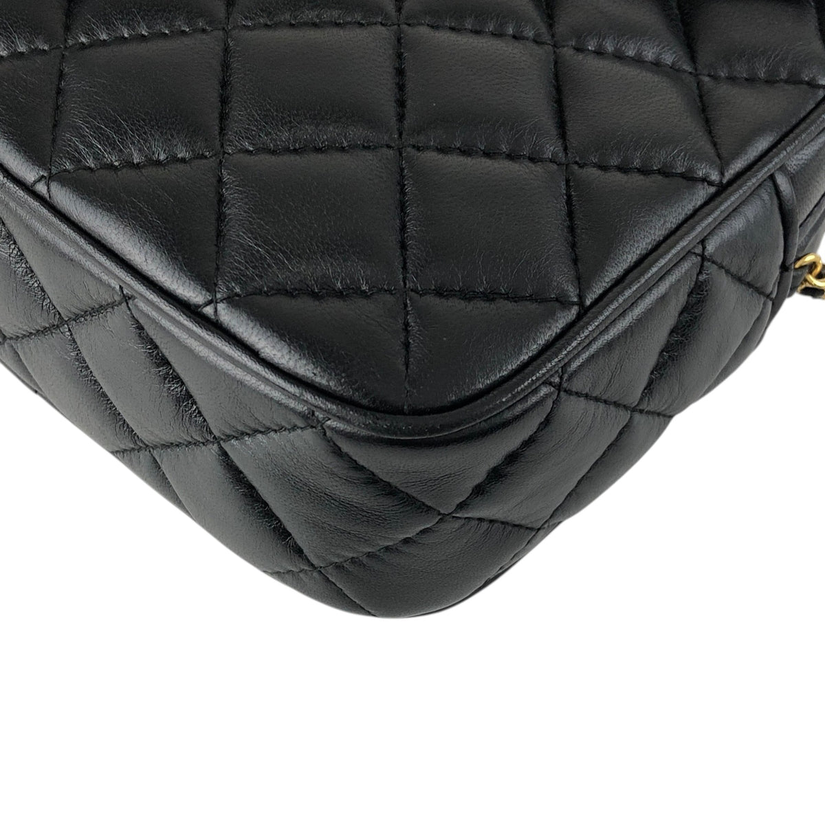 GIVENCHY Logo Tassel Chain Shoulder bag Black Vintage sgwgmf
