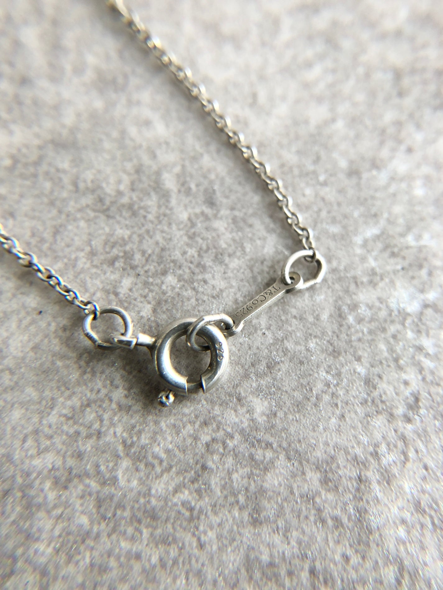 Tiffany & Co. Cross Motif Necklace Silver Vintage szwssf