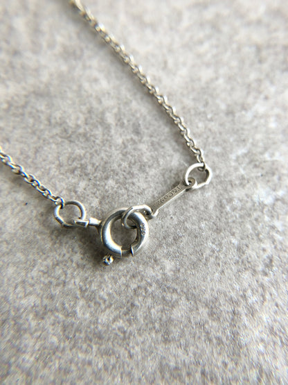 Tiffany & Co. Cross Motif Necklace Silver Vintage szwssf
