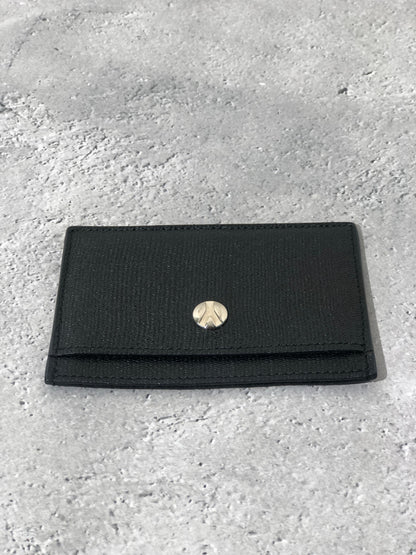 Yves Saint Laurent Leather Card holder Black Vintage 4bm2fd