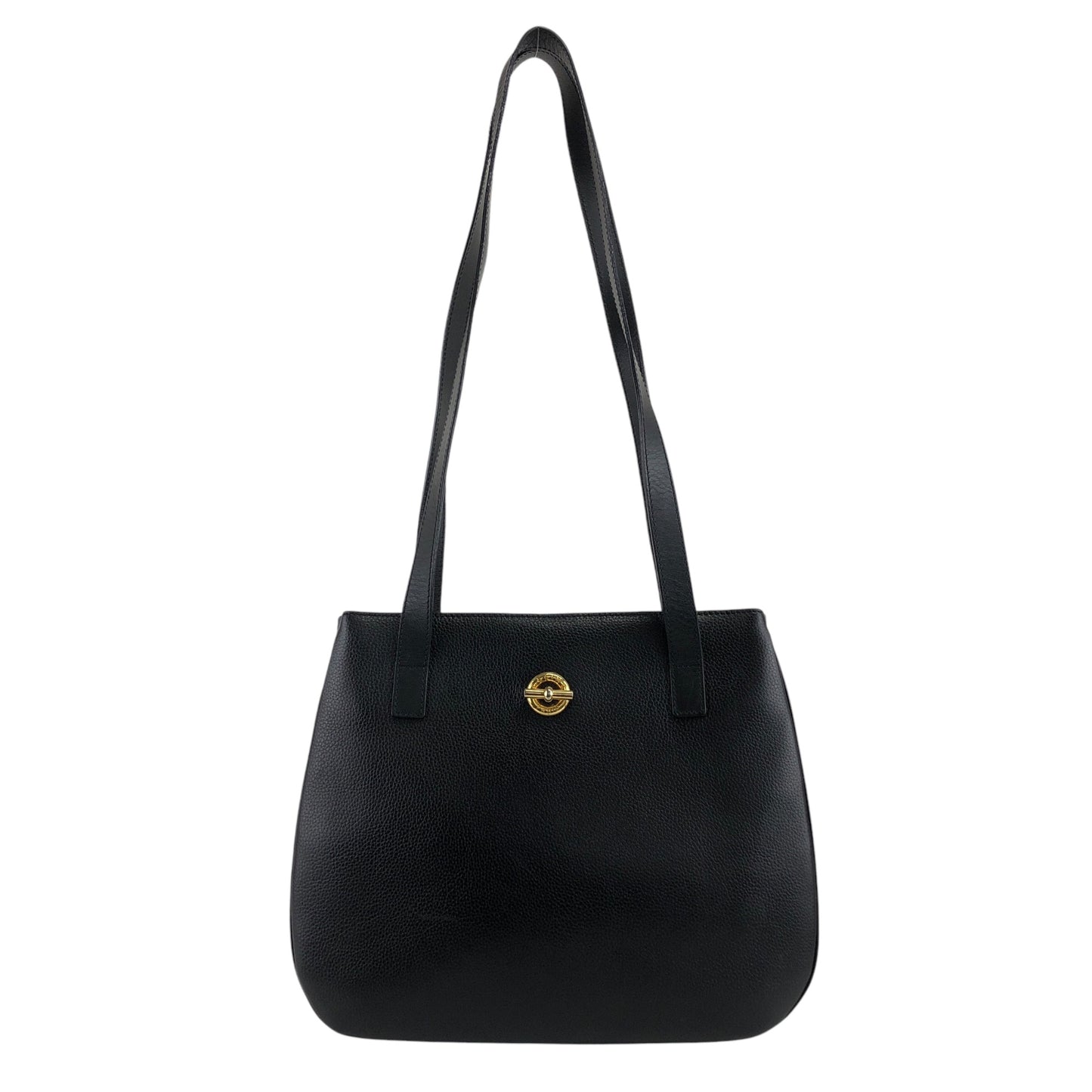 CELINE Toggle Clasp Shoulder bag Black Vintage dfgr6w