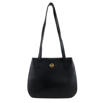 CELINE Toggle Clasp Shoulder bag Black Vintage dfgr6w