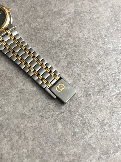 GUCCI Watch Silver×Gold 9000M Vintage xs8zww