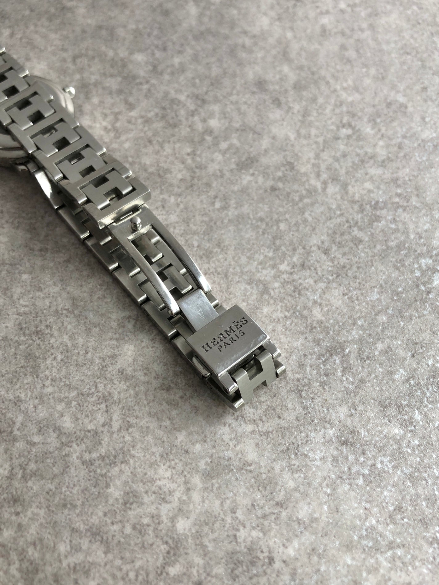 HERMES Watch Silver Vintage 6c76vx
