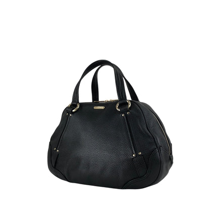 CELINE Logo Small Boston bag Handbag Black Vintage fr3ikk