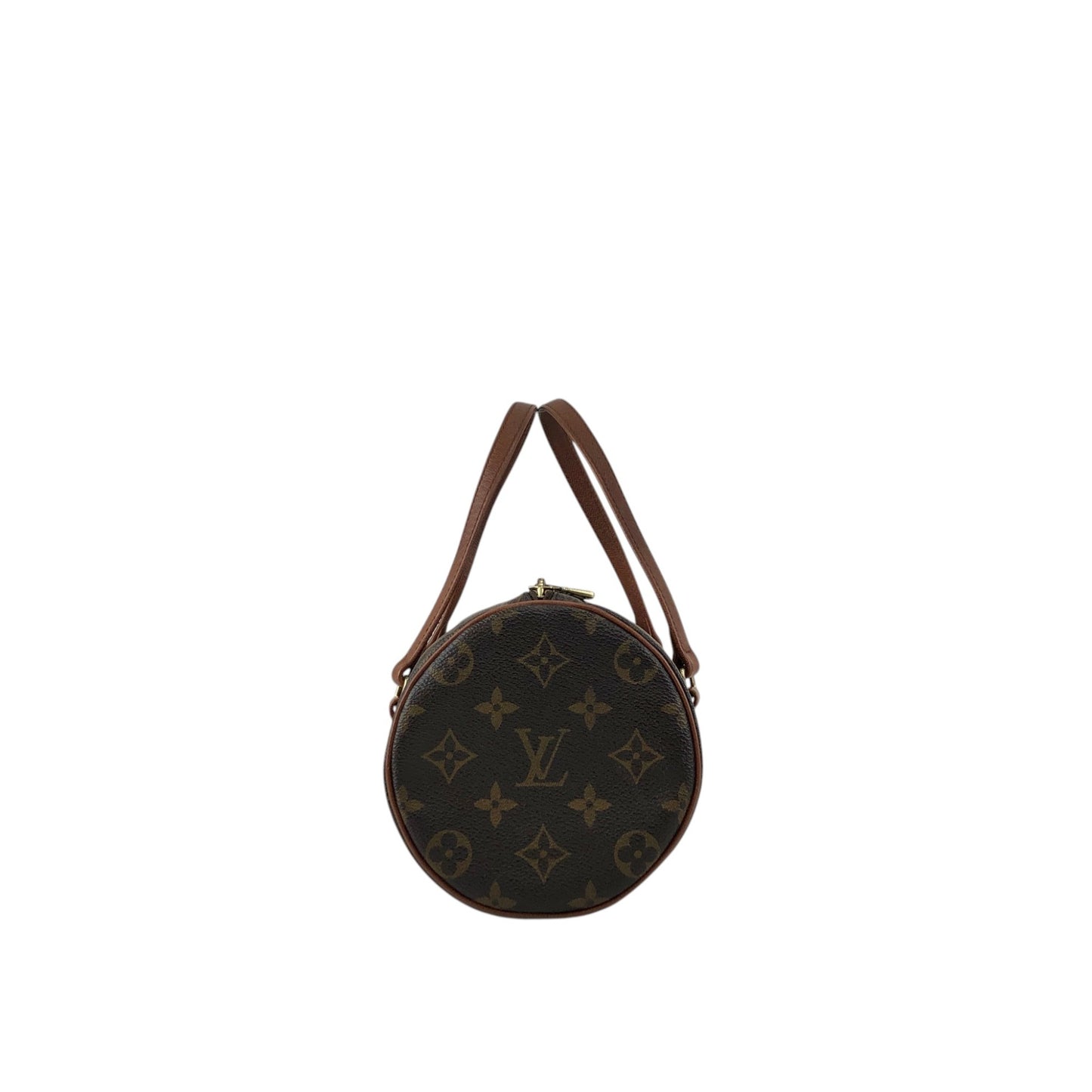 LOUIS VUITTON Monogram Handbag Brown Vintage dekpw7
