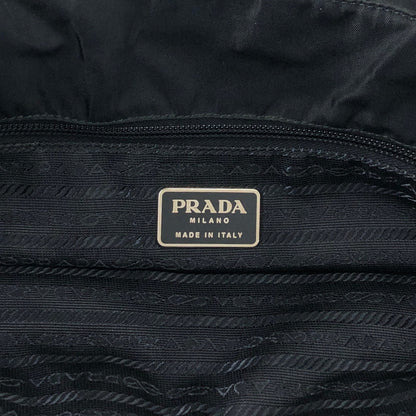 PRADA Tessuto Triangle Logo Totebag Black Vintage rp4ywn