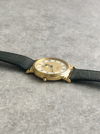 CELINE Watch Gold×Black Vintage k2wzaa