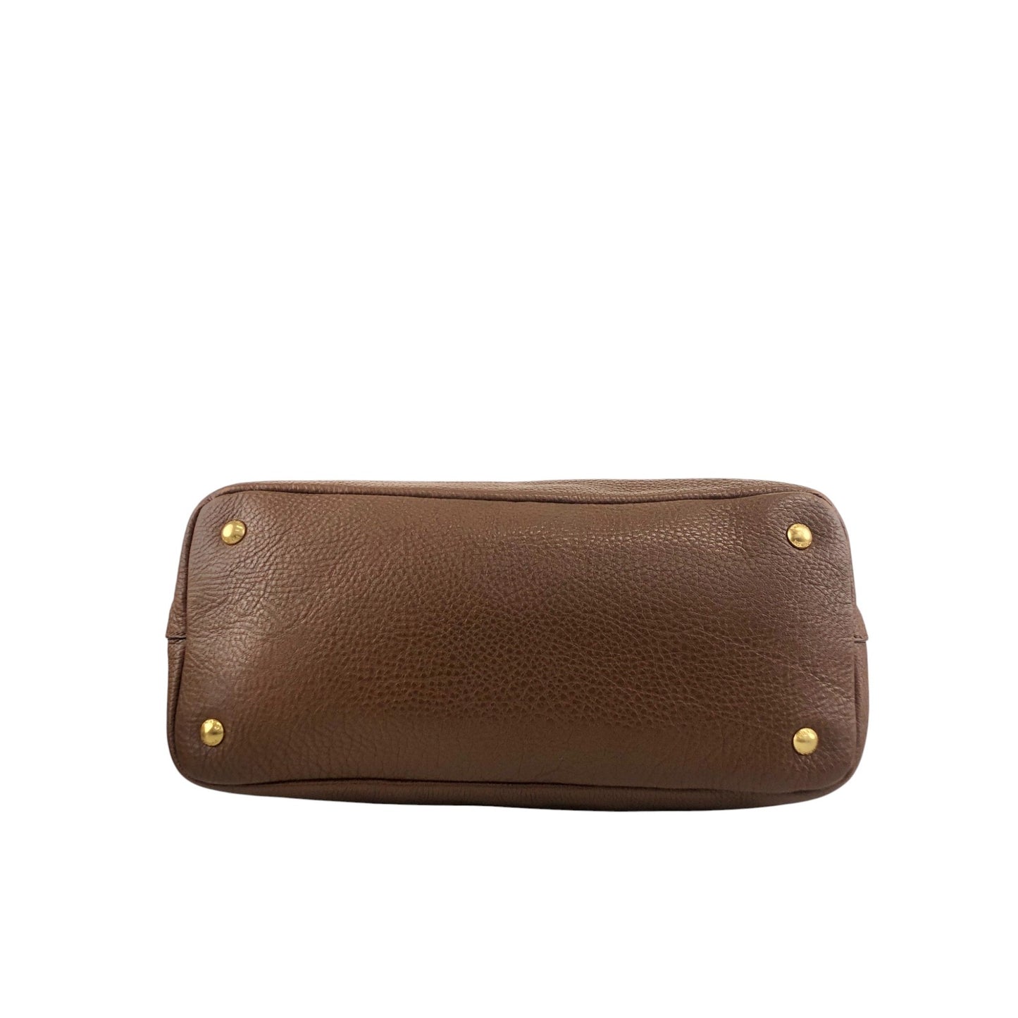 PRADA Logo Two-way Handbag Shoulder bag Brown Vintage y4cj6y