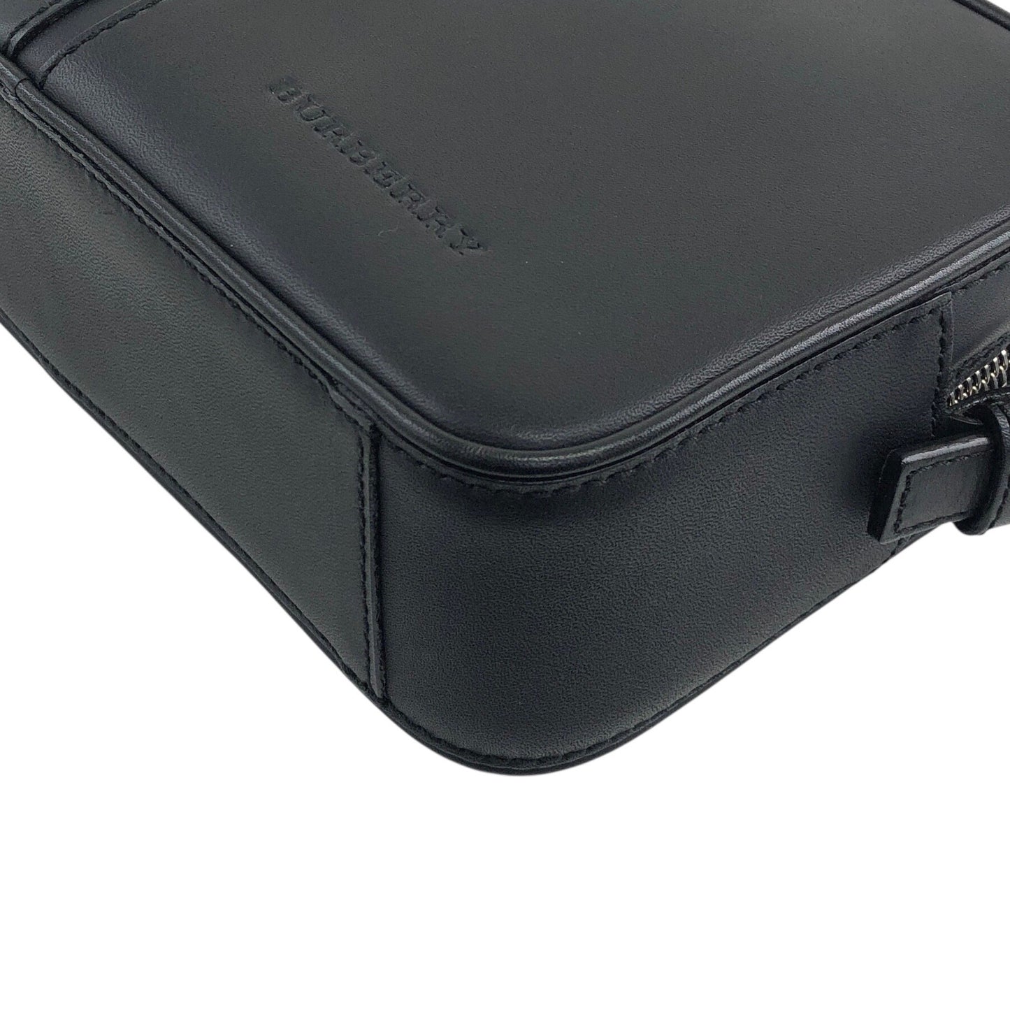 BURBERRY Logo Shoulder bag Black Vintage a7p8nh