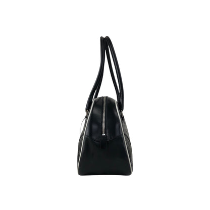 PRADA Padlock Small Boston bag Handbag Black Vintage vcg8wk