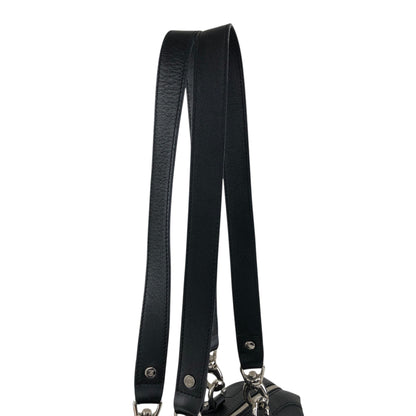 CELINE Blason Shoulder bag Black Vintage ftjas7