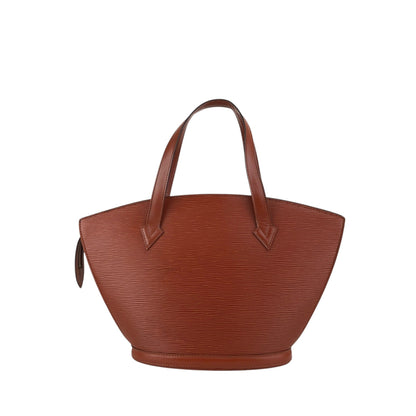 LOUIS VUITTON Epi Handbag Brown Vintage 3yuvfz