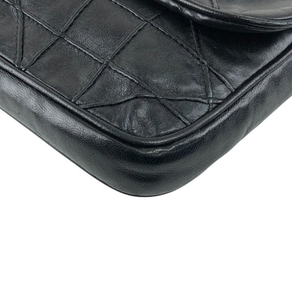 Christian Dior Cannage Charm Chain Shoulder bag Black Vintage cpsaii