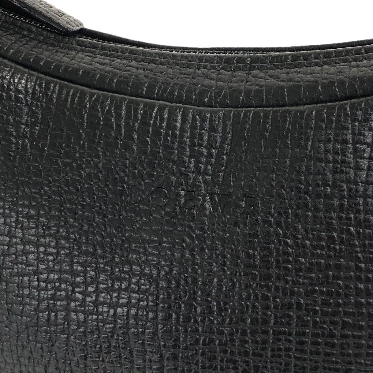 LOEWE Logo Embossed Shoulder bag Black Vintage f8w4m7