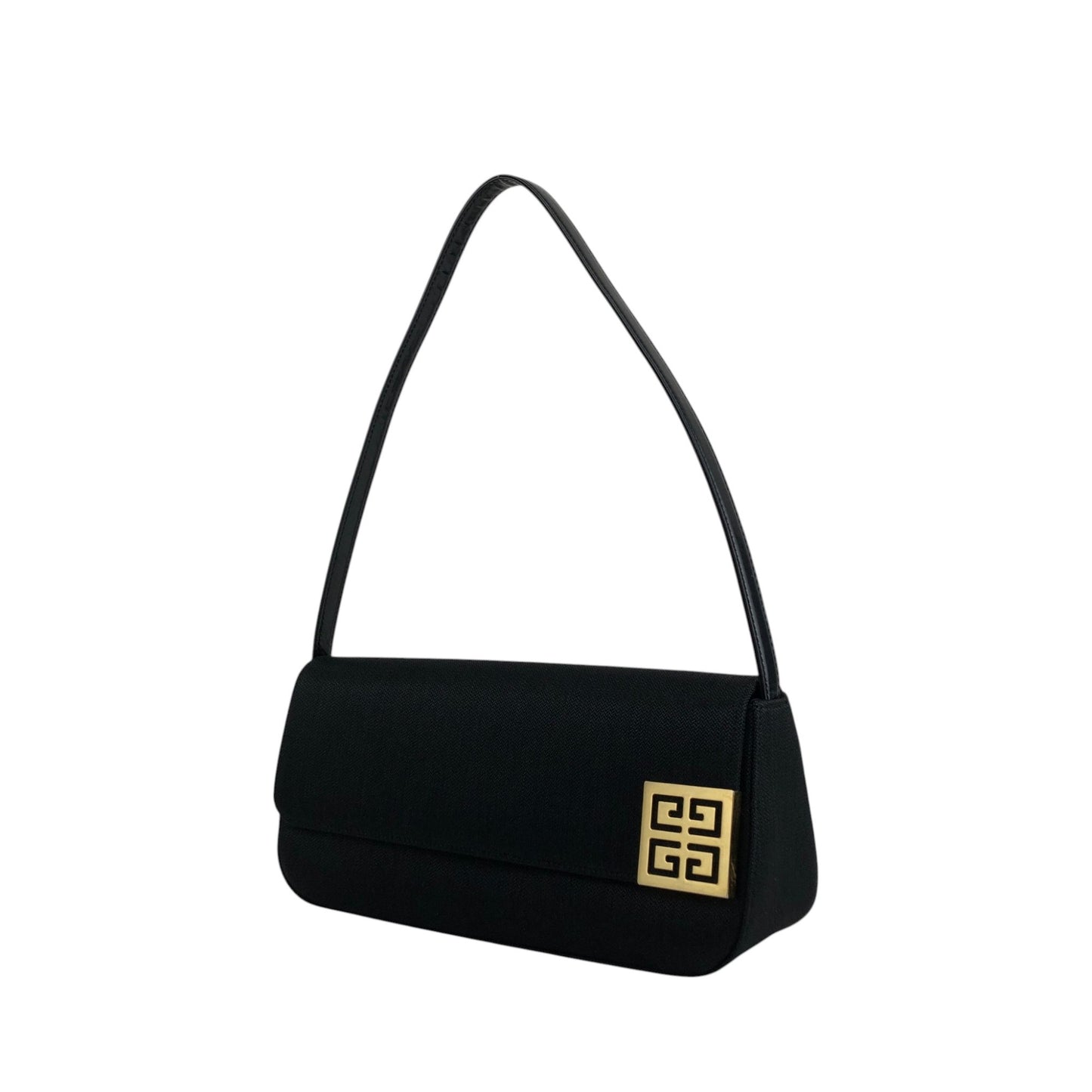 GIVENCHY Logo Small Handbag Black Vintage nkmrr6