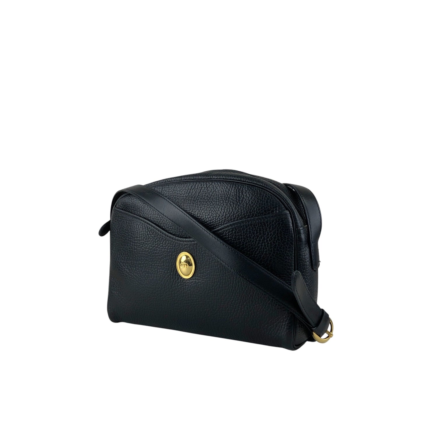 Christian Dior CD Logo Shoulder bag Black Vintage jrz6fp