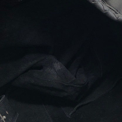 Bottega Veneta Intrecciato Shoulder bag Black Vintage e8ihib