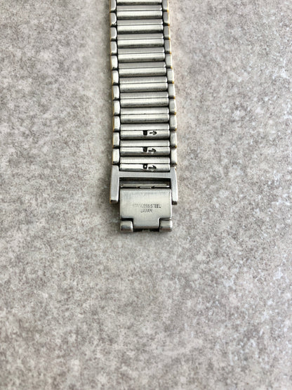 Yves Saint Laurent Quartz Watch Silver×Gold Vintage msfizj