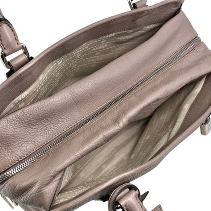 LOEWE Amazona36 Anagram Handbag Boston bag Gray Vintage mhy4fx