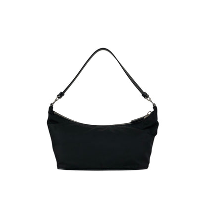 PRADA Tessuto Triangle Logo Small Handbag Black Vintage 2efib2