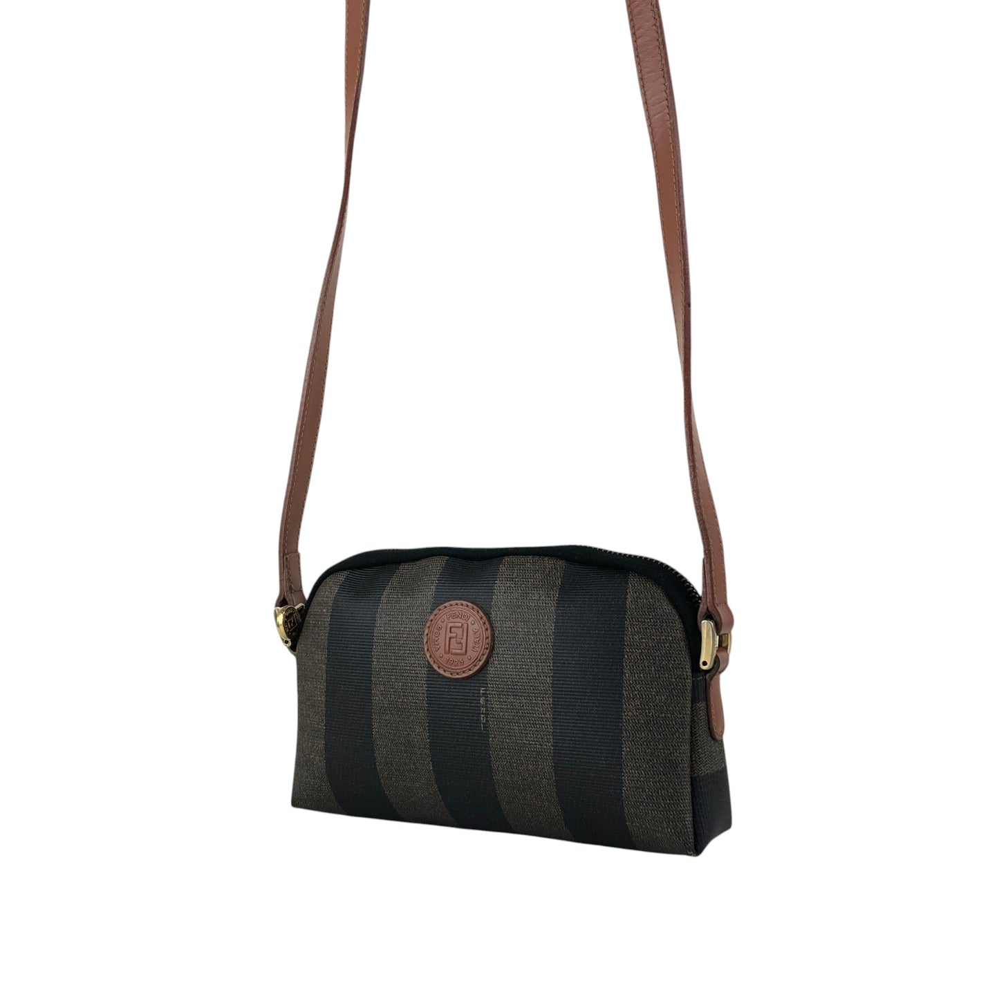 FENDI Pecan Shoulder bag Brown Vintage zkc5v7