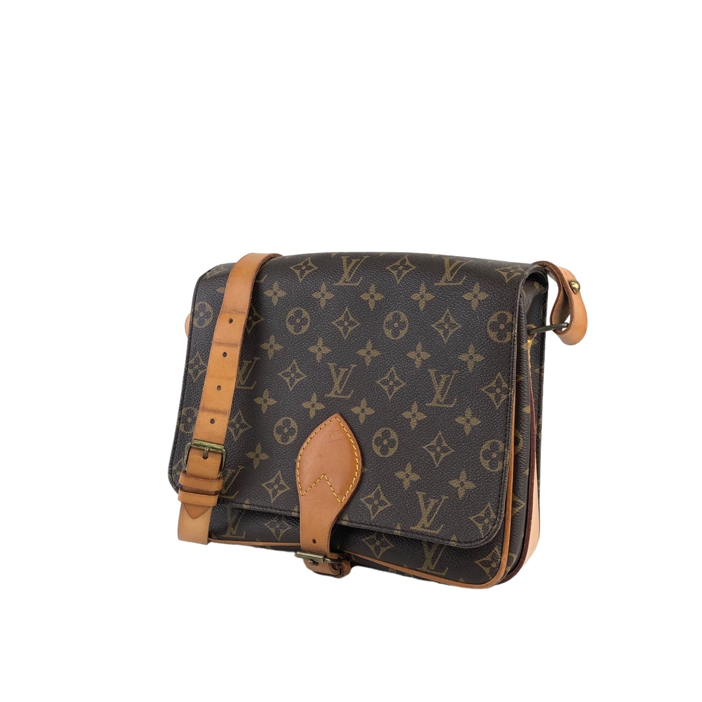 LOUIS VUITTON Monogram Shoulder bag Brown M51252 Vintage bvju5u