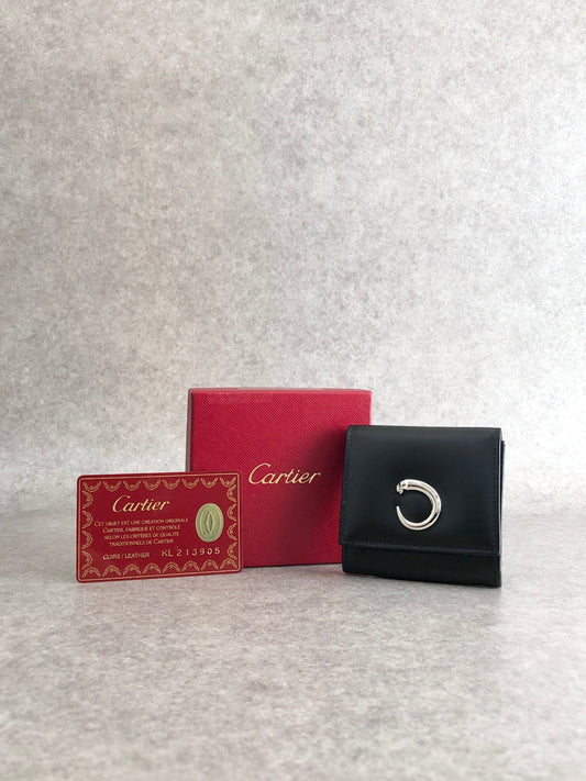 Cartier Coin Purse Black Vintage ezjpvn