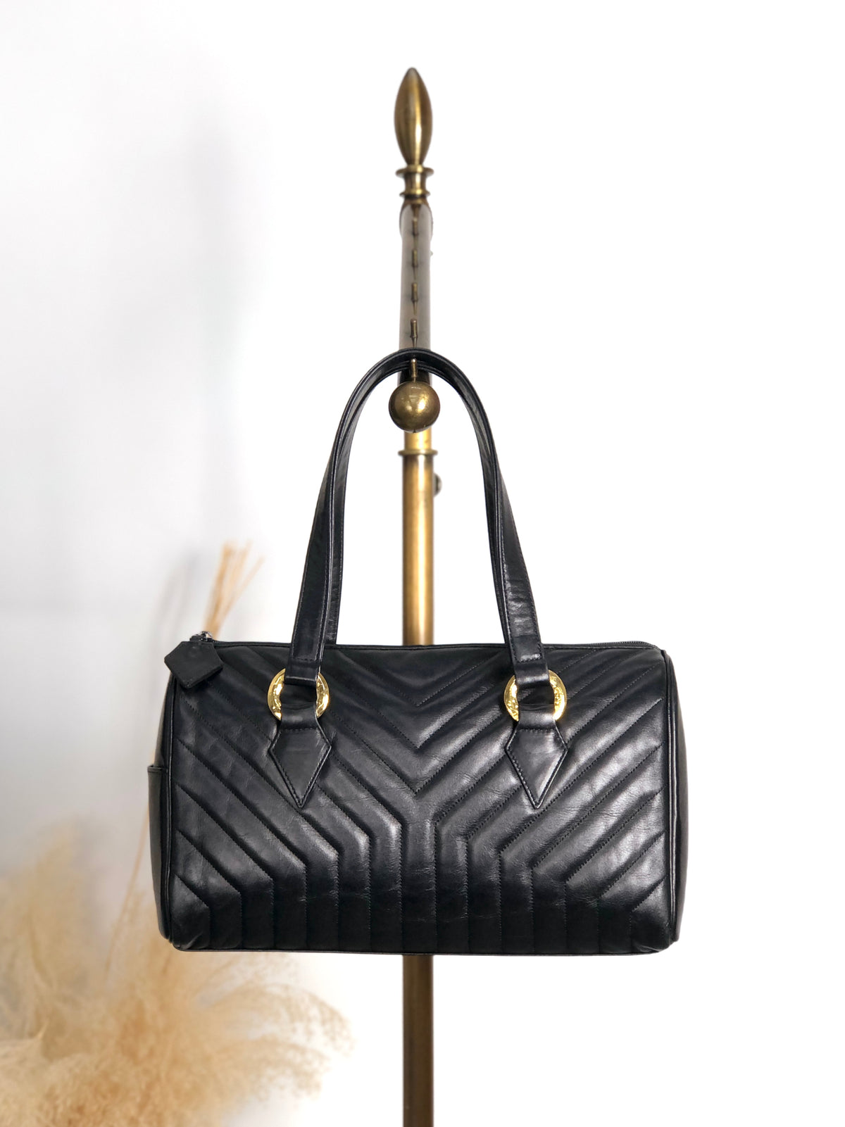 Yves Saint Laurent Handbag Black Vintage vp6k4v