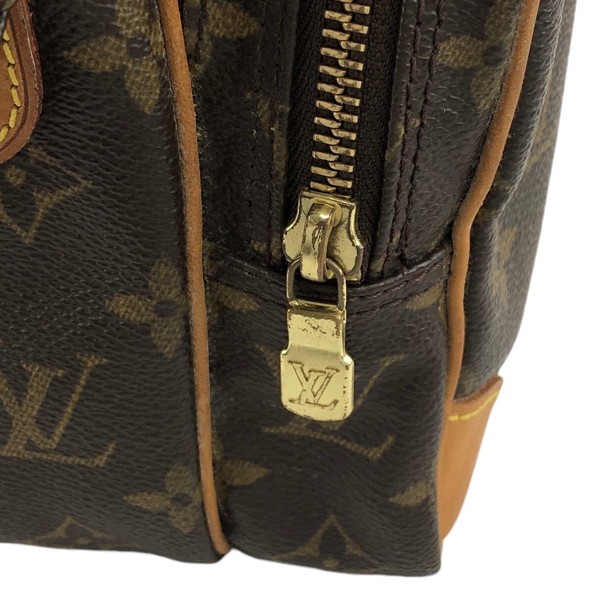 LOUIS VUITTON Monogram Shoulder bag Brown M45236 Vintage tnv3ux