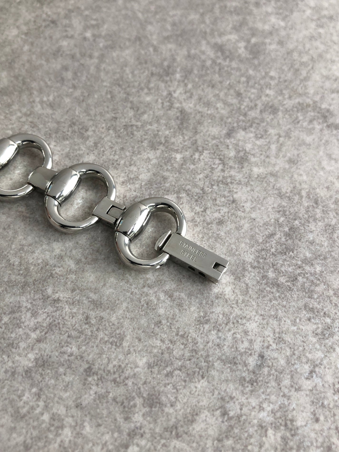 GUCCI Logo Quartz Watch Silver118  Vintage srw7hm