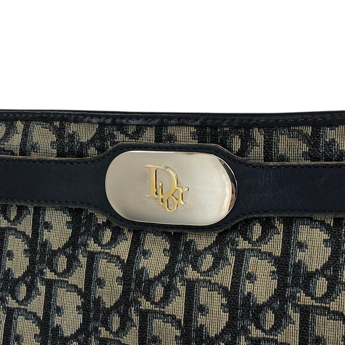 Christian Dior Trotter Logo 單肩包 海軍藍 復古 thm6uu