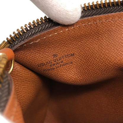 LOUIS VUITTON Monogram Handbag Pouch Brown Vintage kkcs2t