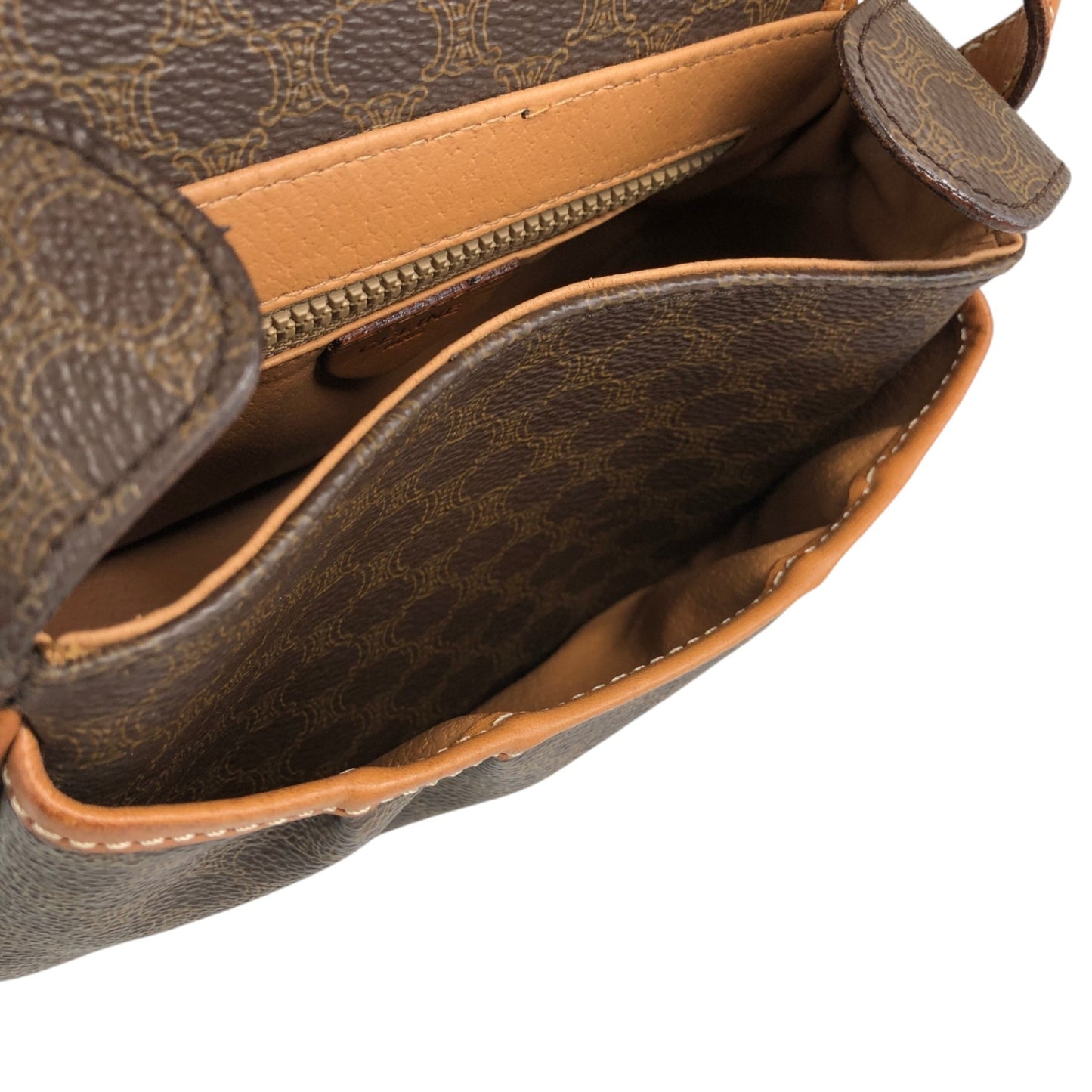 Macadam Blason Shoulder bag Brown Vintage rn6t8z