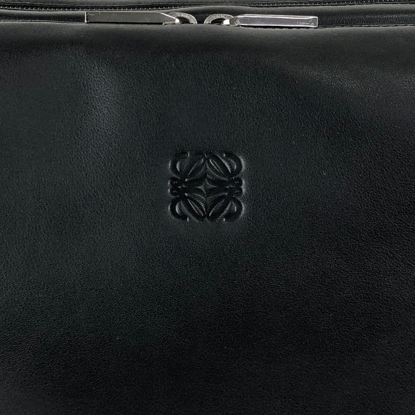 LOEWE Anagram Shoulder bag Black Vintage irfme7