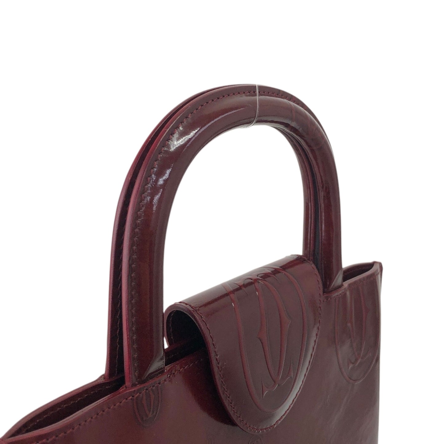 Cartier Handbag Red Vintage 6ntyn7
