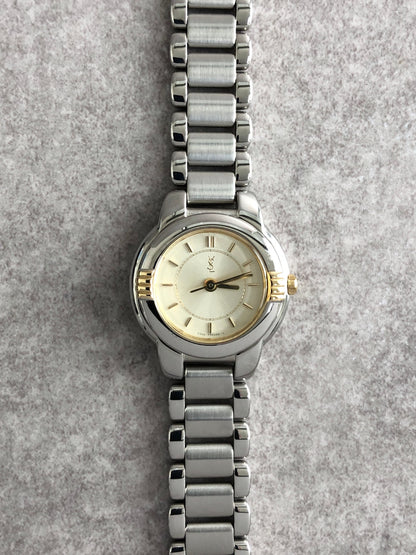 Yves Saint Laurent YSL Logo Watch Silver 5930-F91474 TA Vintage wdberd