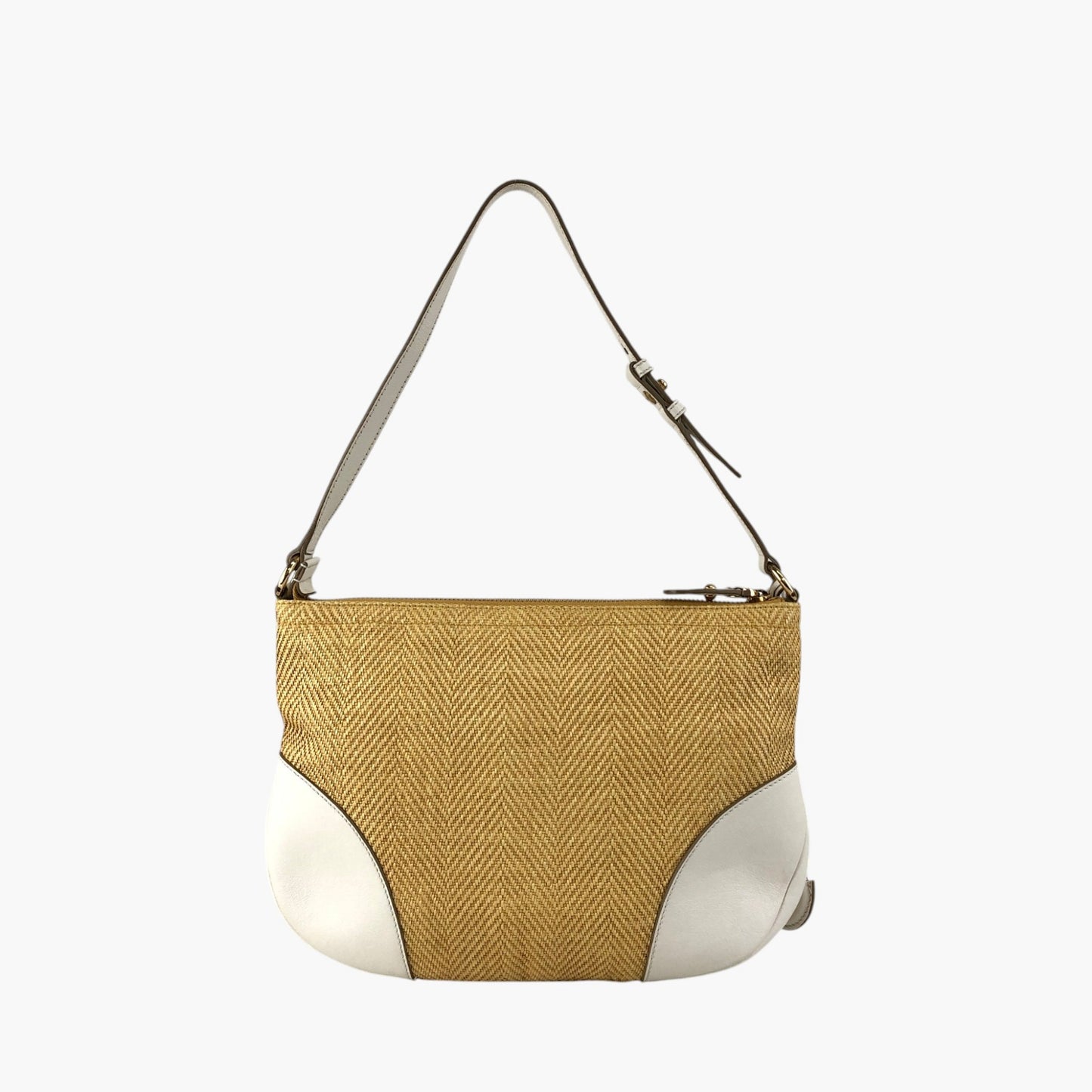 Salvatore Ferragamo Shoulder bag Beige AU-21 D035 Vintage mc74rn