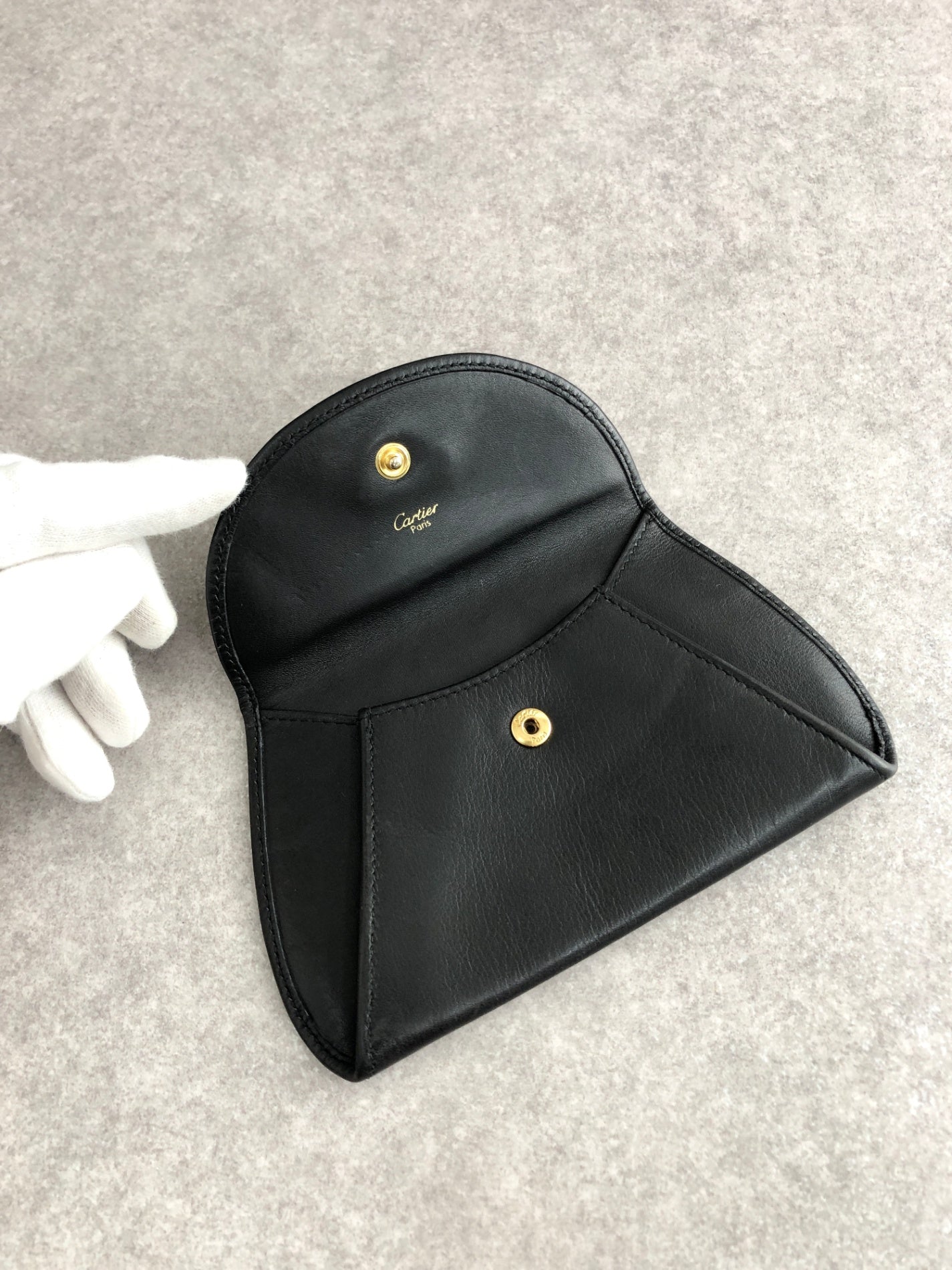 Cartier Coin Purse Black Vintage wuzxwr