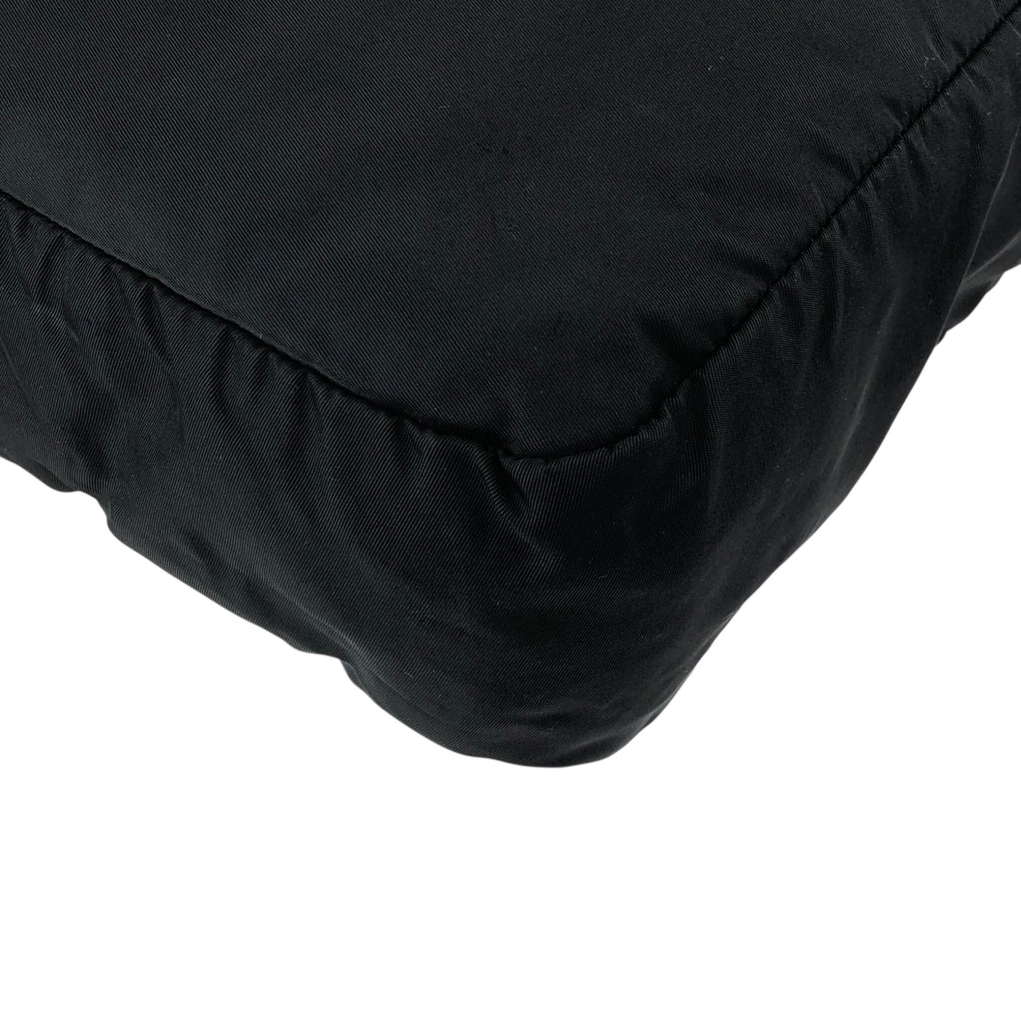 PRADA Tessuto Triangle Logo Totebag Black Vintage 4gi7mv