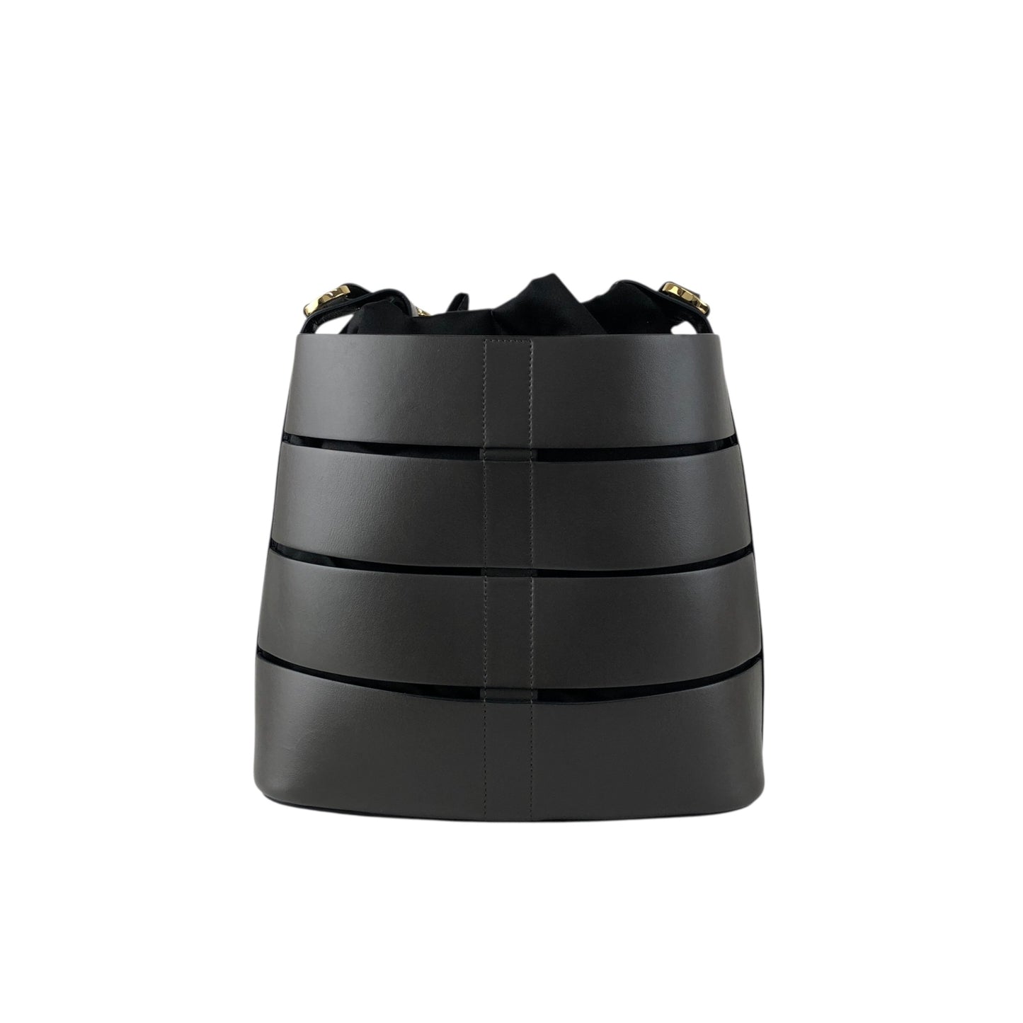 Salvatore Ferragamo Drawstring Shoulder bag Gray Vintage de3dye