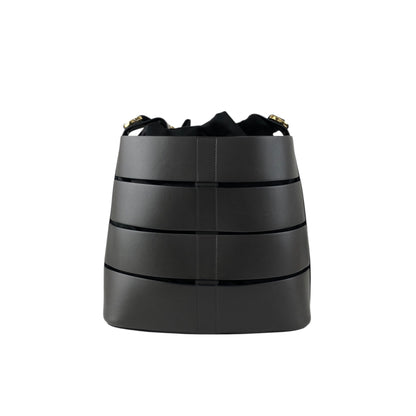 Salvatore Ferragamo Drawstring Shoulder bag Gray Vintage de3dye