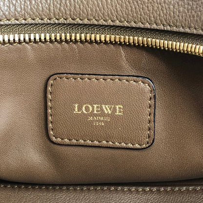 LOEWE Amazona28 Anagram Handbag Boston bag Brown Vintage 86j24t