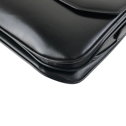 CELINE Blason Shoulder bag Black Vintage ad7eeu