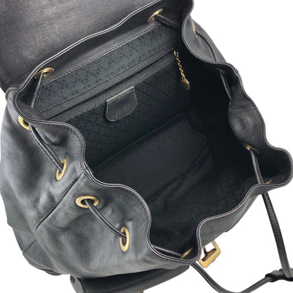 GUCCI Bamboo Backpack Black Vintage thtsm7